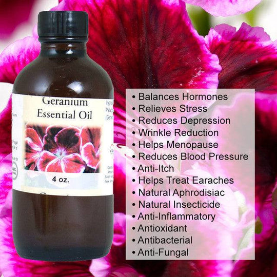 geranium essential oil - 4 oz